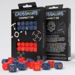 Q-Workshop Fortress Compact D6: Cobalt & Red Set