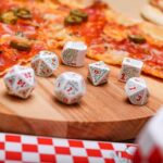Q-Workshop Pizza Dice Set: Pepperoni