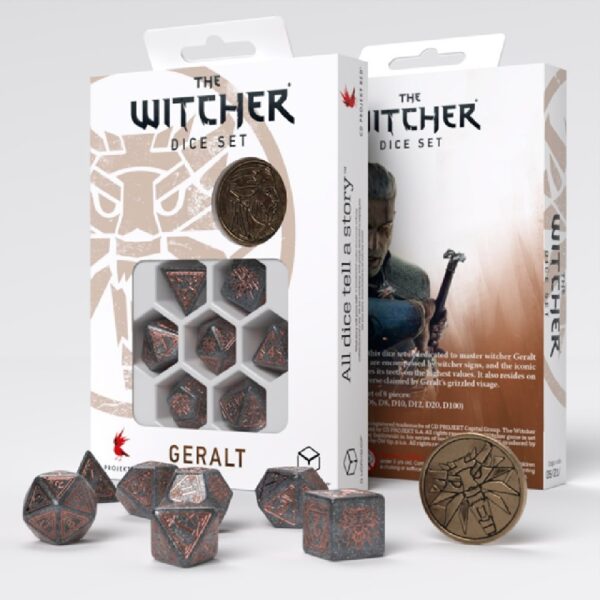 Q-Workshop The Witcher Dice Set. Geralt - Price of Neutrality