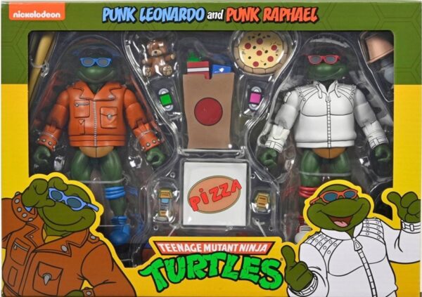 Teenage Mutant Ninja Turtles (Cartoon) Punk Leo & Punk Raph 2 Pack Neca Action Figure