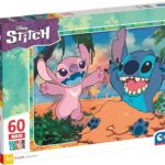 Disney Stitch & Angel Maxi Super Color Puzzle 60 Pieces