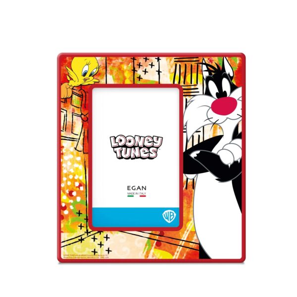 Looney Tunes Sylvester & Tweety Ceramic Photo Frame 20x18cm