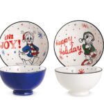 Disney Donald & Daisy Magic Winter Set of 2 Bowls