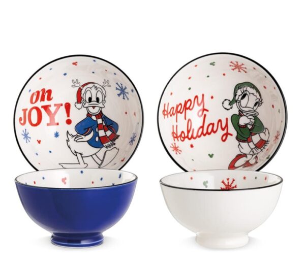Disney Donald & Daisy Magic Winter Set of 2 Bowls