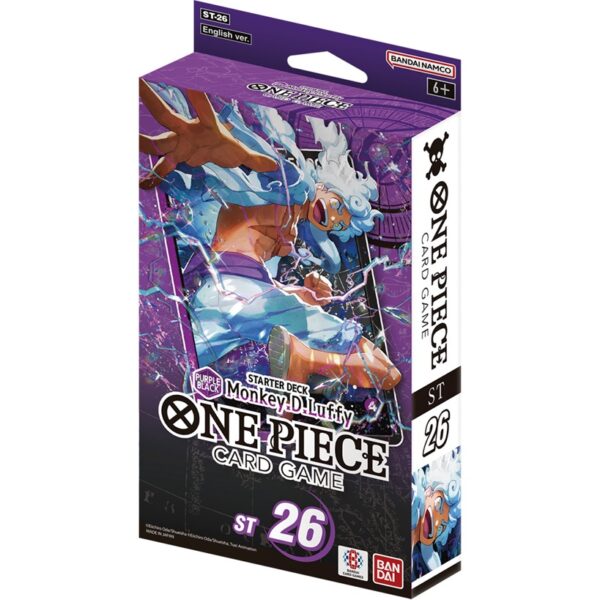 One Piece Card Game: Purple / Black Monkey D.Luffy ST-26 Starter Deck