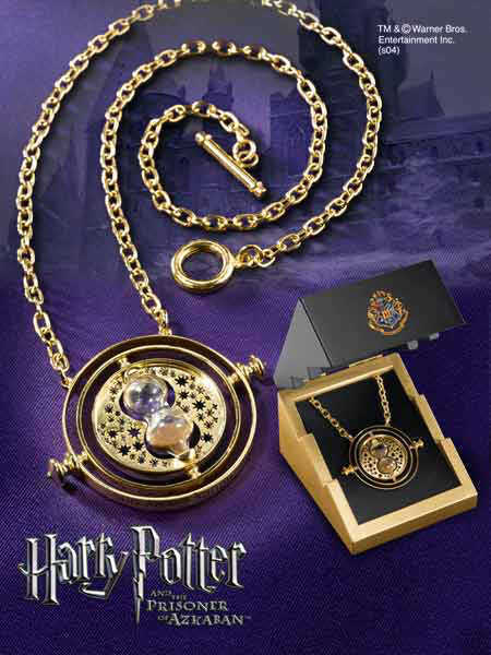 Harry Potter Hermione The Time-Turner Sterling Silver Gold Plated