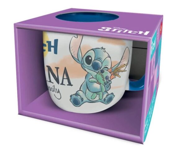 Disney Stitch & Angel Ohana Elite Colored Inner Mug 385ml