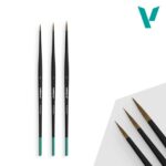Vallejo Brushes Pro Modeler Series - Design Set (Sizes 0, 1, 2)