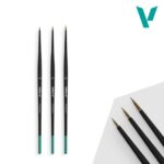 Vallejo Brushes Pro Modeler Series - Definition Set (Sizes 4/0, 3/0, 2/0)