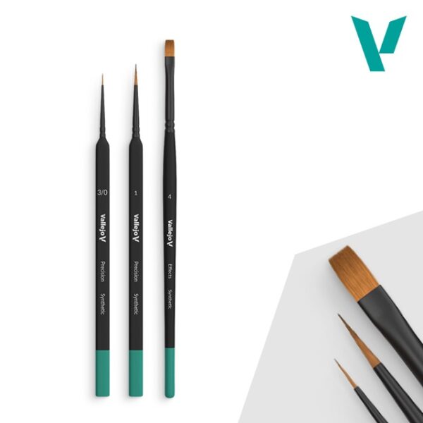 Vallejo Brushes Starter Set - Precision 1 - 3/0 Effects 4