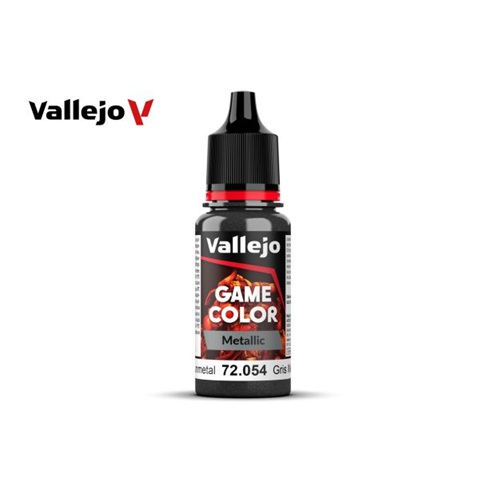 Vallejo Game Color Metallic Dark Gunmetal 18ml