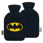 DC Batman Logo Plush & Embrosed Hot Water Bottle