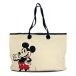 Disney Mickey Cotton Shoulder Bag 36x27x16cm