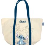 Disney Stitch Ohana & Blue Big Canvas Bag 35x31x20cm