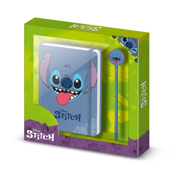 Disney Stitch Heady Flower A5 Notebook & Pen Gift Box