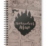 Harry Potter Marauder's Map A5 Spiral Notebook