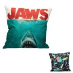 Jaws Poster Collage Cushion 40x40cm