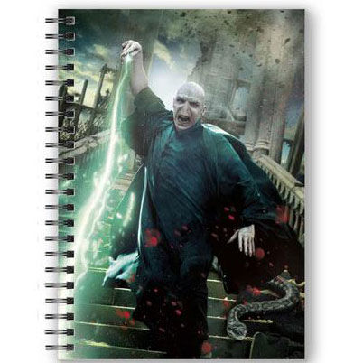 Harry Potter Voldemort Poster 3D Effect Notebook
