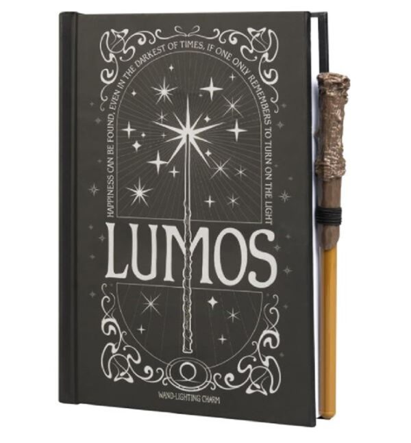 Harry Potter Lumos Premium Light Notebook + Wand Pen