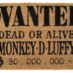 One Piece Wanted Dead Or Alive Doormat