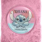 Disney Stitch Pink Fur A5 Notebook