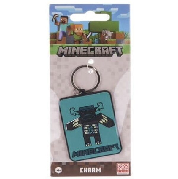 Minecraft Buffalo Rubber Keychain