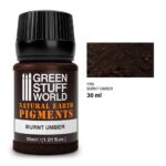 Green Stuff World Natural Earth Pigments Burnt Umber 30ml