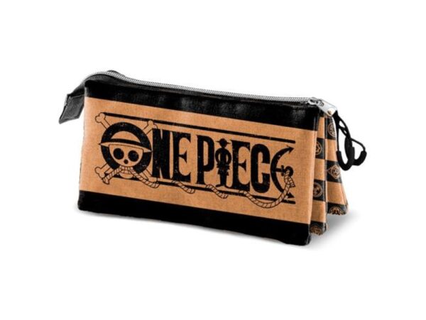 One Piece Chess Triple Pencil Case