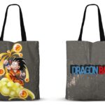 Dragon Ball Goku on Nimbus Premium Tote Bag