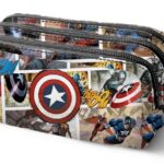 Marvel Captain America Comics "Trick" Square Pencil Case