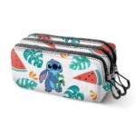 Disney Stitch & Frog Trick Triple Pencil Case