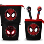 Marvel Spider-Man Vertical Pencil Case + 2 Gel Pen