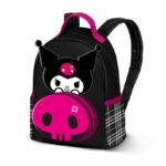 Hello Kitty Kuromi Skull Mini Heady Backpack 25x21x11cm