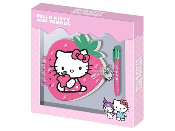 Hello Kitty Strawberry Diary + Pen Gift Box
