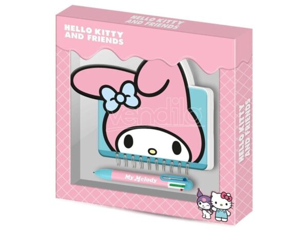 My Melody Head Diary + Pen Gift Box