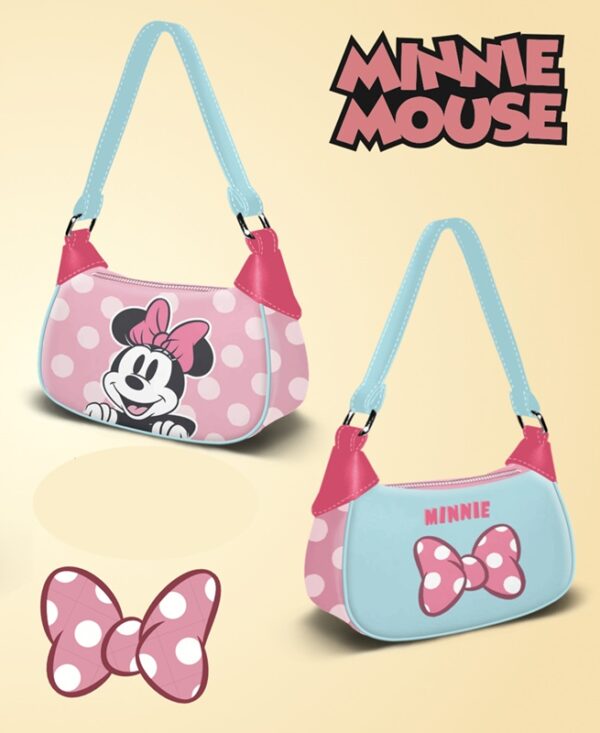 Disney Minnie Mouse Bow Handbag 20x12x8cm