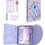 Disney Stitch Purple Stationery Box 9pc