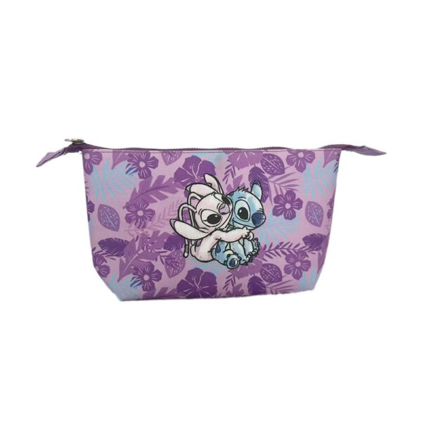 Disney Stitch & Angel Ohana Purple Beauty Bag