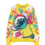 Disney Stitch Merry & Bright Christmas Jumper (S)