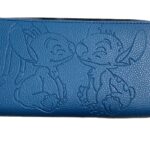 Disney Stitch & Angel Blue & Black Wallet
