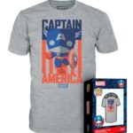 Funko Marvel Captain America Pop & Tee (Large)