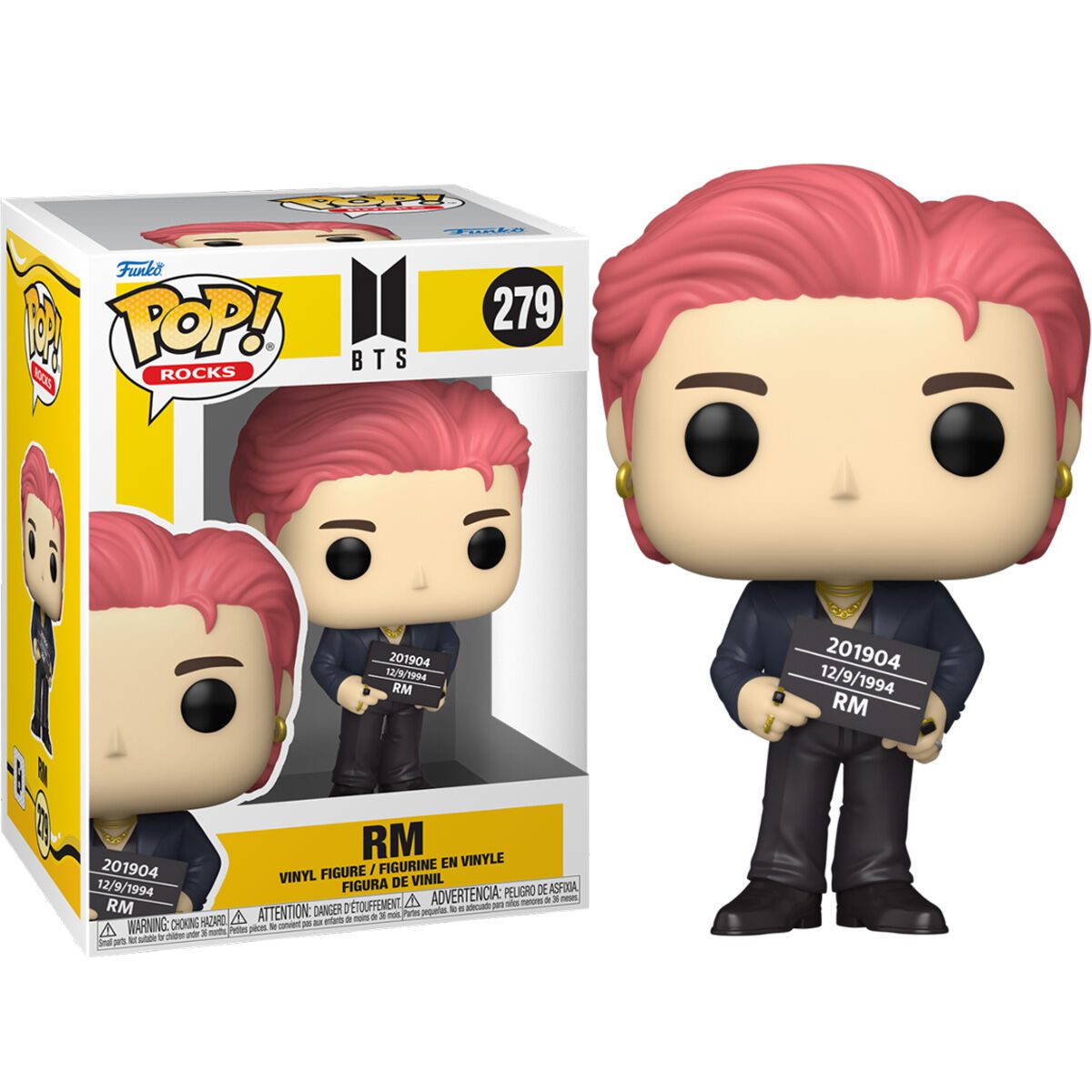pos-889698640473-639bf24905a1e4b3722229499bb23043.jpg Funko POP! BTS N° 279 - RM - Image 1