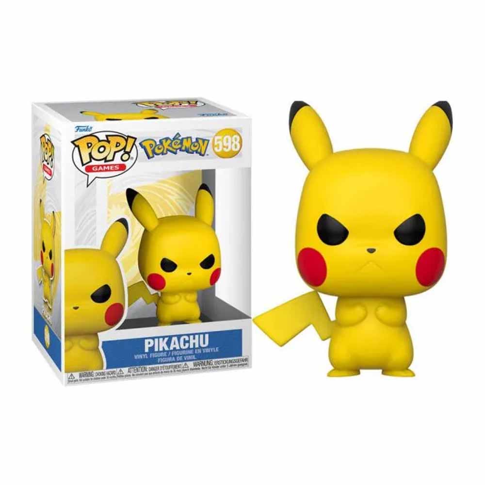pos-889698650434-6f1e1e865d5adceb847ee2ca552f3ef7.jpg Funko POP! Pokemon N° 598 - Angry Pikachu - Image 1