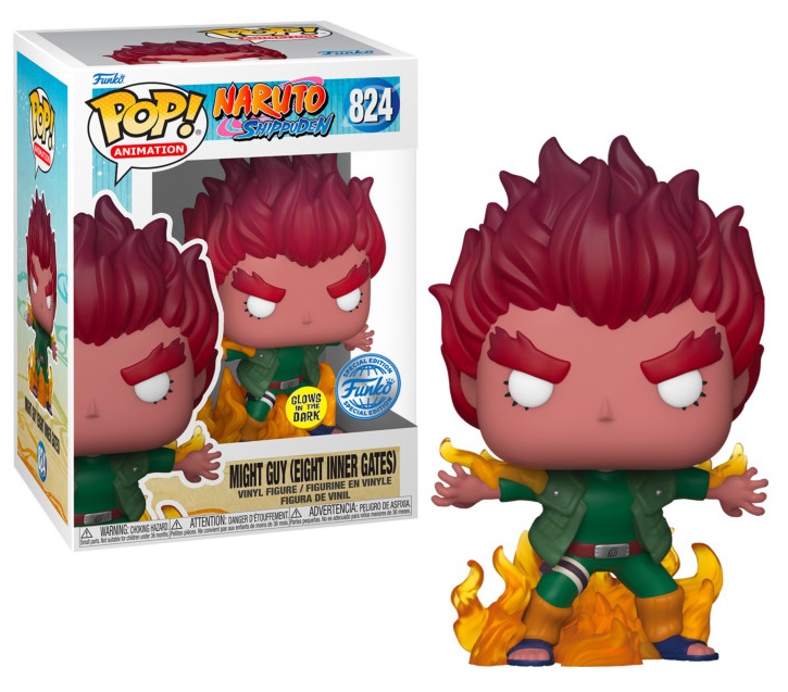 pos-889698664844-827910f58e5f2beff20173e3f810a31b.jpg Funko POP! Naruto Shippuden N° 824 - Might Guy (Eight Inner Gates) - Image 1