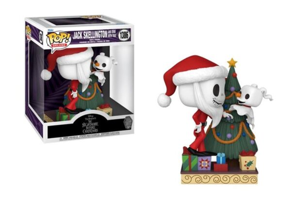 Funko POP! Disney Nightmare Before Christmas N° 1386 - Jack Skellington And Zero With Tree