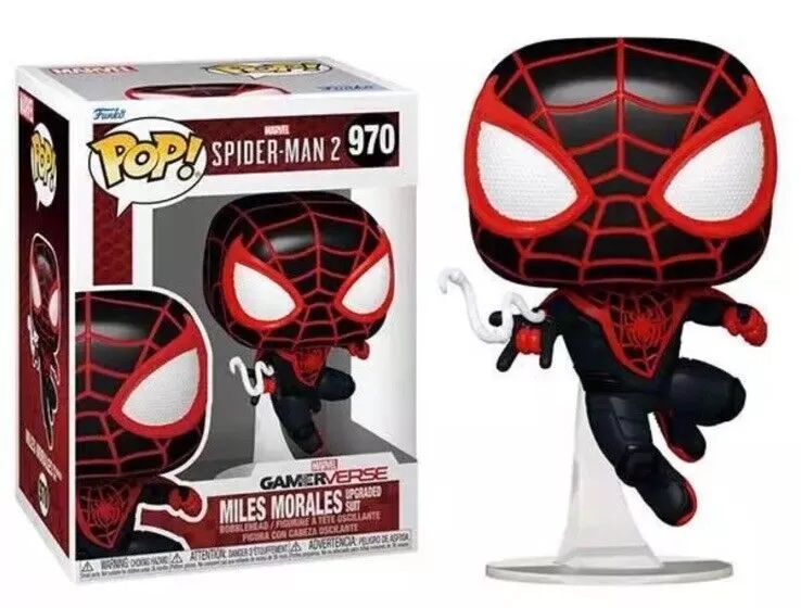 pos-889698761086-06e744d250627bd6cc0d3cf766c99b95.jpg Funko POP! Marvel Spider-Man 2 N° 970 - Miles Morales Upgraded Suit - Image 1