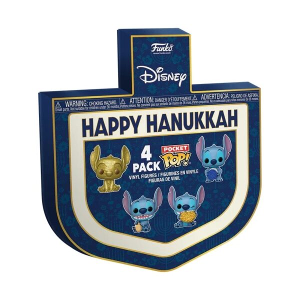 Pocket POP! Keychain Disney Lilo & Stitch - 4 Pack Hanukkah