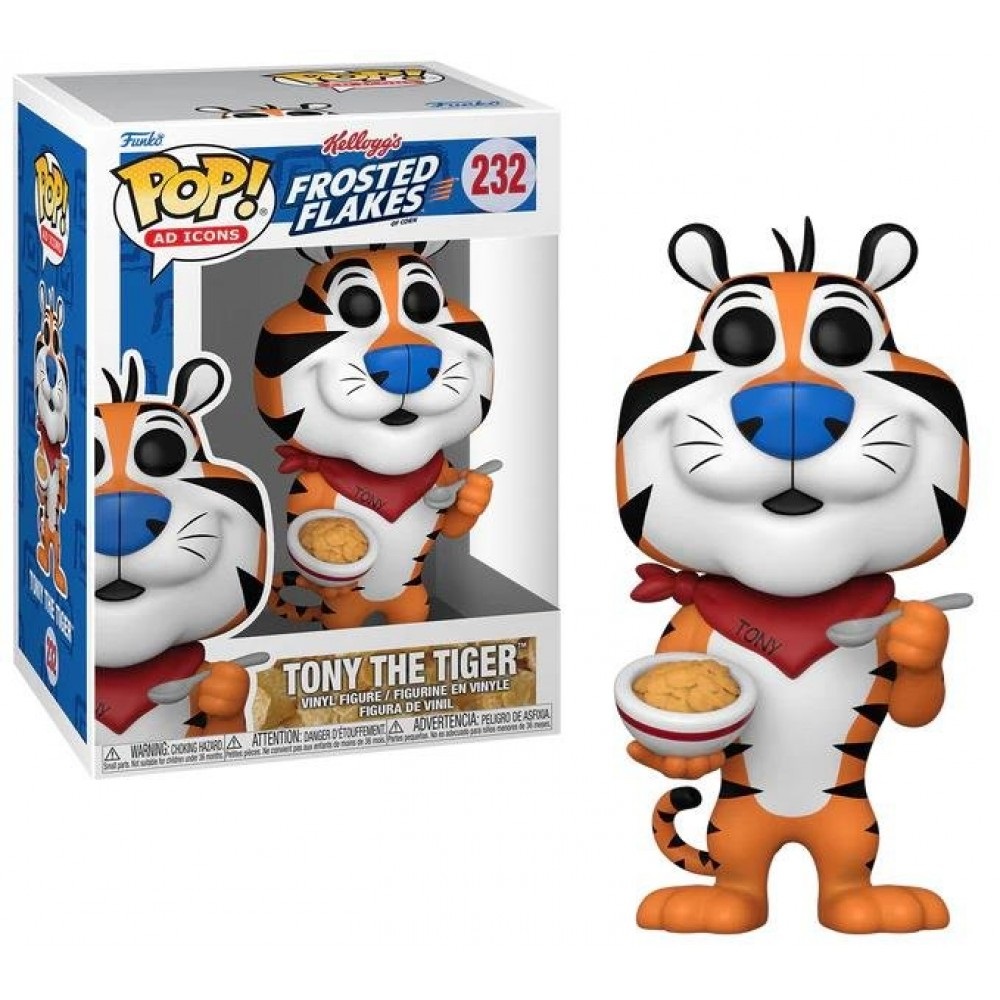 pos-889698810555-b41094a9addd77ed032ce818aedc8c71.jpg Funko POP! Kellog's Frosted Flakes N° 232 - Tony The Tiger - Image 1