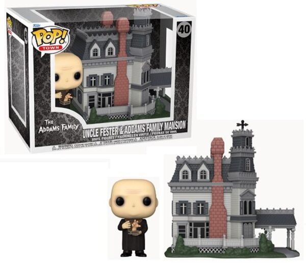 Funko POP! The Addams Family N° 40 - Uncle Fester & Addams Family Mansion
