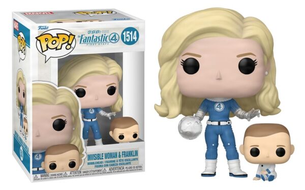 Funko POP! Marvel The Fantastic Four N° 1514 - Invisible Woman & Franklin